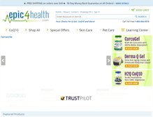Tablet Screenshot of epic4health.com